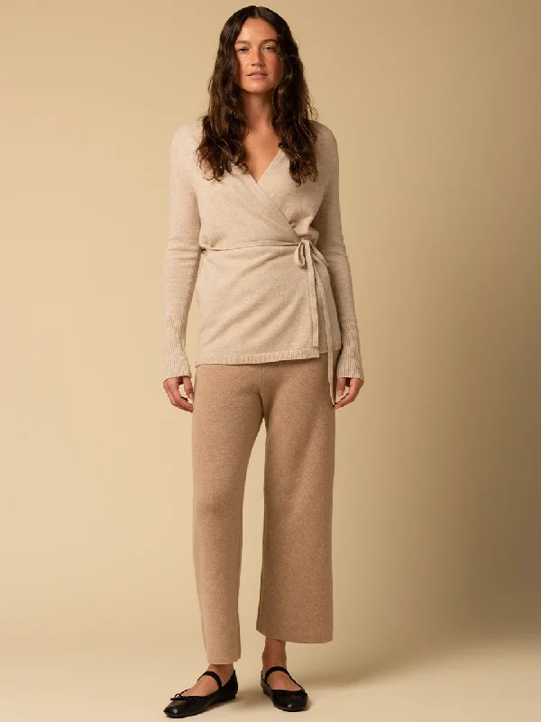 Straight Fit Pants_Camel Casual Track Pants