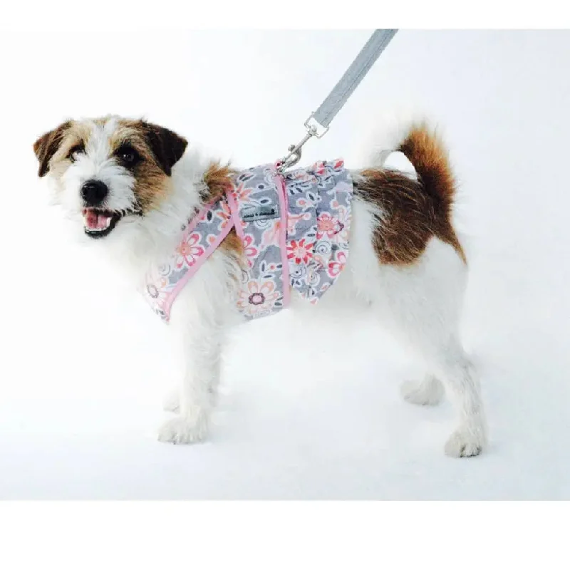 Step n Go Harness Dress for Dogs Pink Floral Print 4 LBS to 25 LBS Tunics Bestseller popular Step n Go Harness Dress for Dogs Pink Floral Print 4 LBS to 25 LBS Tunics Bestseller popular