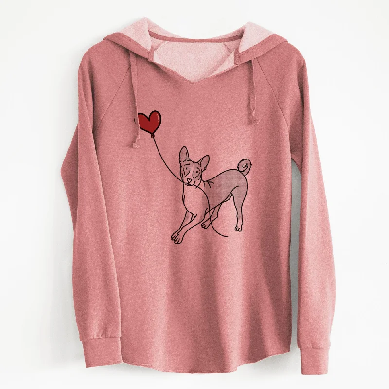 Basenji Heart String - Cali Wave Hooded Sweatshirt Hoodie with Zipper Versatile Modern Basenji Heart String - Cali Wave Hooded Sweatshirt Hoodie with Zipper Versatile Modern