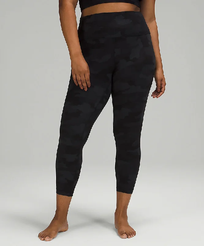 Lululemon Align Pant 25" - Black Camo Chic Faux Leather Pants