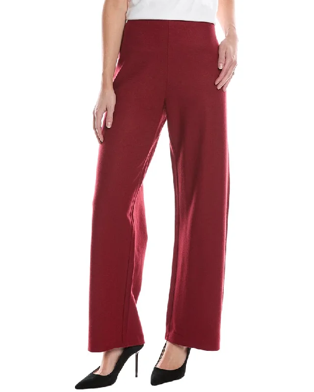 EILEEN FISHER Straight Wool Pant Casual Sweatpants Style