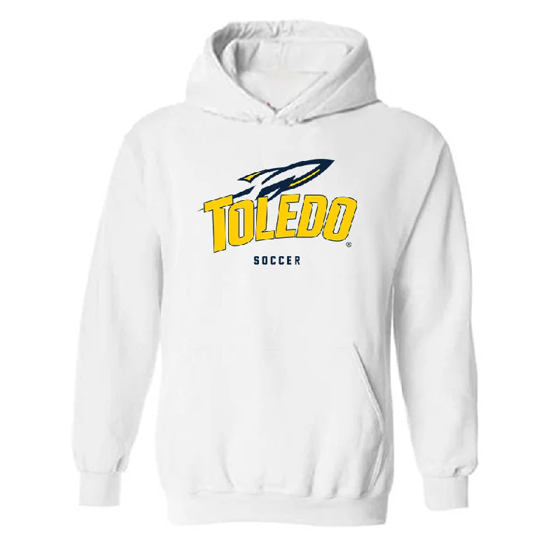Toledo - NCAA Women's Soccer : Morgan Spitler - Classic Shersey Hooded Sweatshirt Hoodie with Slit Hem Functional Movement Toledo - NCAA Women's Soccer : Morgan Spitler - Classic Shersey Hooded Sweatshirt Hoodie with Slit Hem Functional Movement