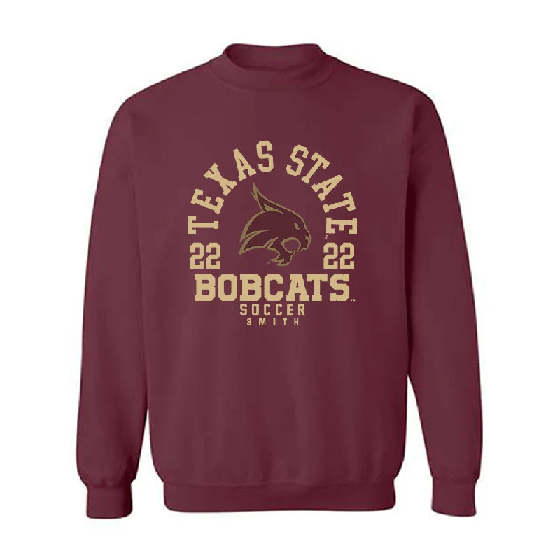Texas State - NCAA Women's Soccer : Kaylie Smith - Classic Fashion Shersey Crewneck Sweatshirt Hoodie with Pocket Utility Practical Texas State - NCAA Women's Soccer : Kaylie Smith - Classic Fashion Shersey Crewneck Sweatshirt Hoodie with Pocket Utility Practical