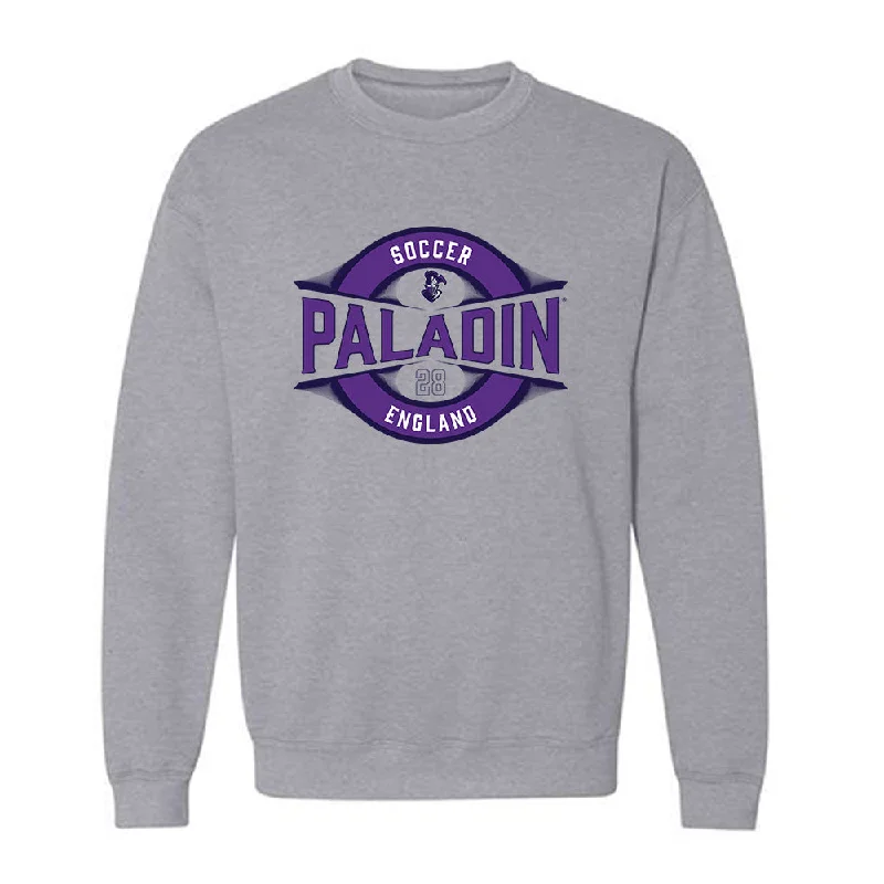 Furman - NCAA Women's Soccer : Alyssa England - Classic Fashion Shersey Crewneck Sweatshirt Hoodie with Ribbed Neckline Snug Warm Furman - NCAA Women's Soccer : Alyssa England - Classic Fashion Shersey Crewneck Sweatshirt Hoodie with Ribbed Neckline Snug Warm