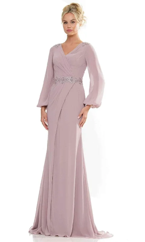 Marsoni by Colors MV1273 - Jeweled Waist Evening Dress Tunics Fashionable trendy