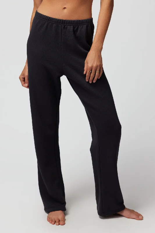 Joy Straight Leg Pant Chic Wool Trousers