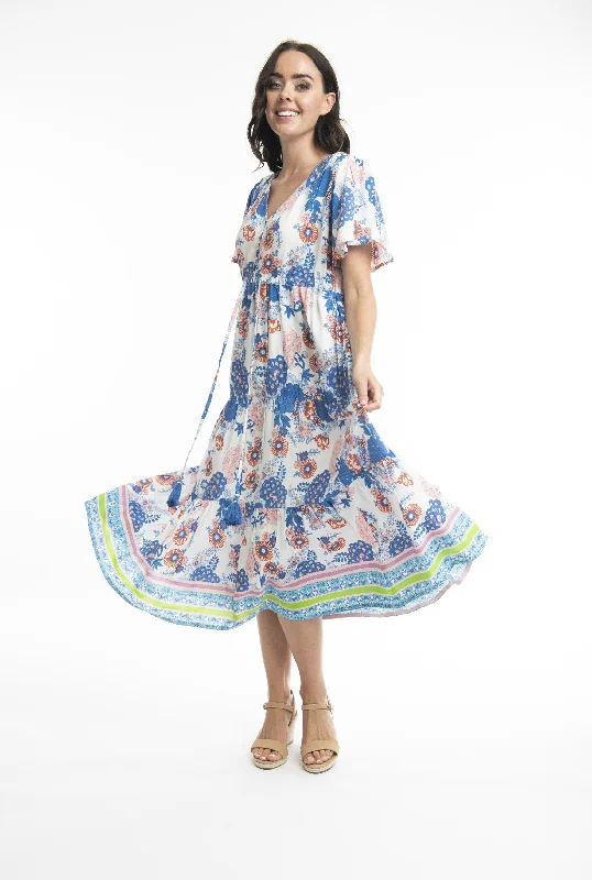 Syros Cap Sleeve Layer Dress Tunics Review highly