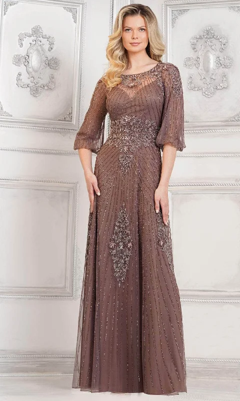 Marsoni by Colors MV1323 - Balloon Sleeve Evening Dress Tunics Chic fashionable