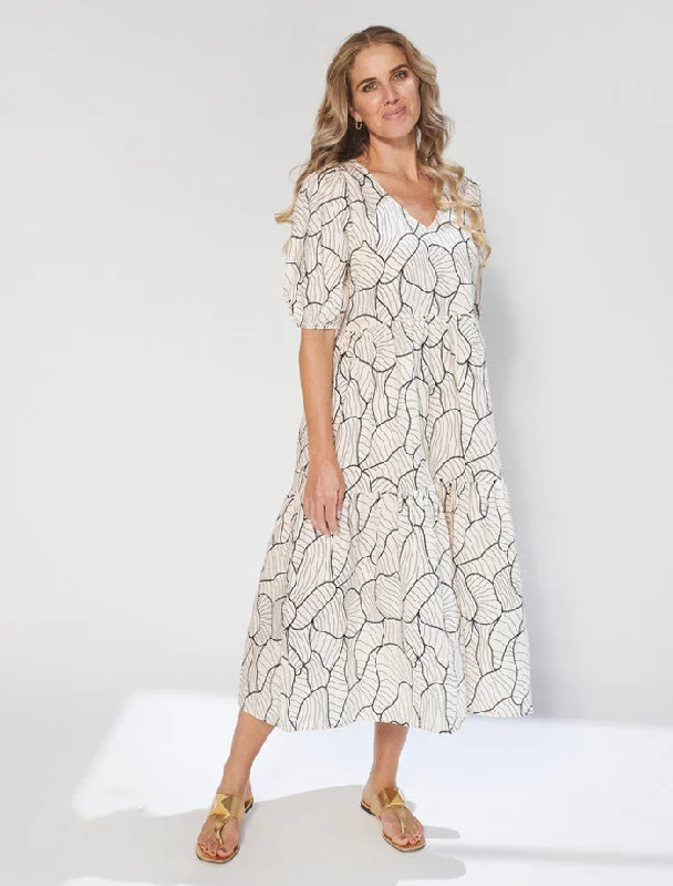 Miyuki Dress Abstract Geo Tunics Vintage classic