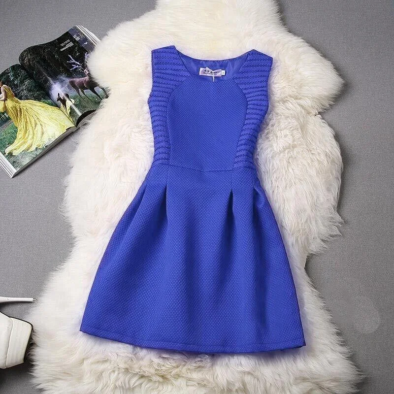 Deep Blue Dress