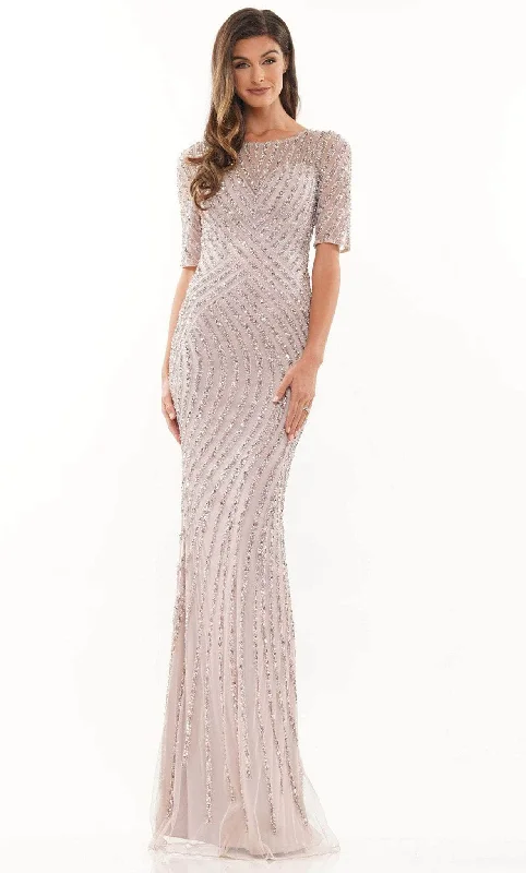 Marsoni by Colors MV1209 - Beaded Dress Tunics Solid Classic
