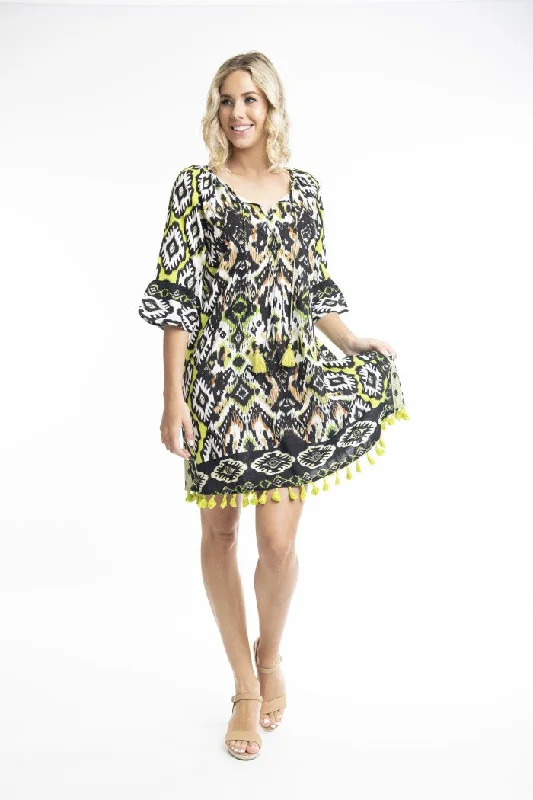 Izmir Tassel Dress Tunics Essential wardrobe