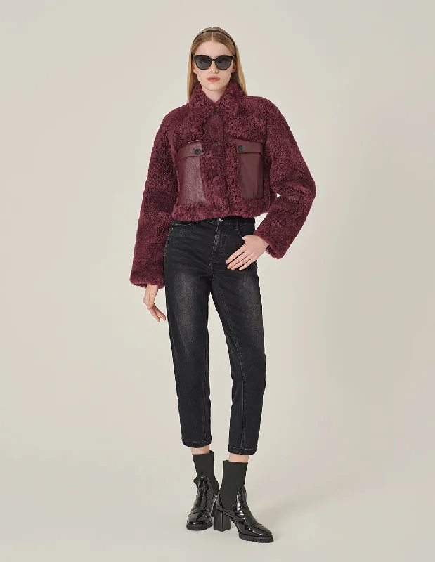 MARYLING Denim High-Waisted Black Washed Harem Pants Comfy Cargo Trousers