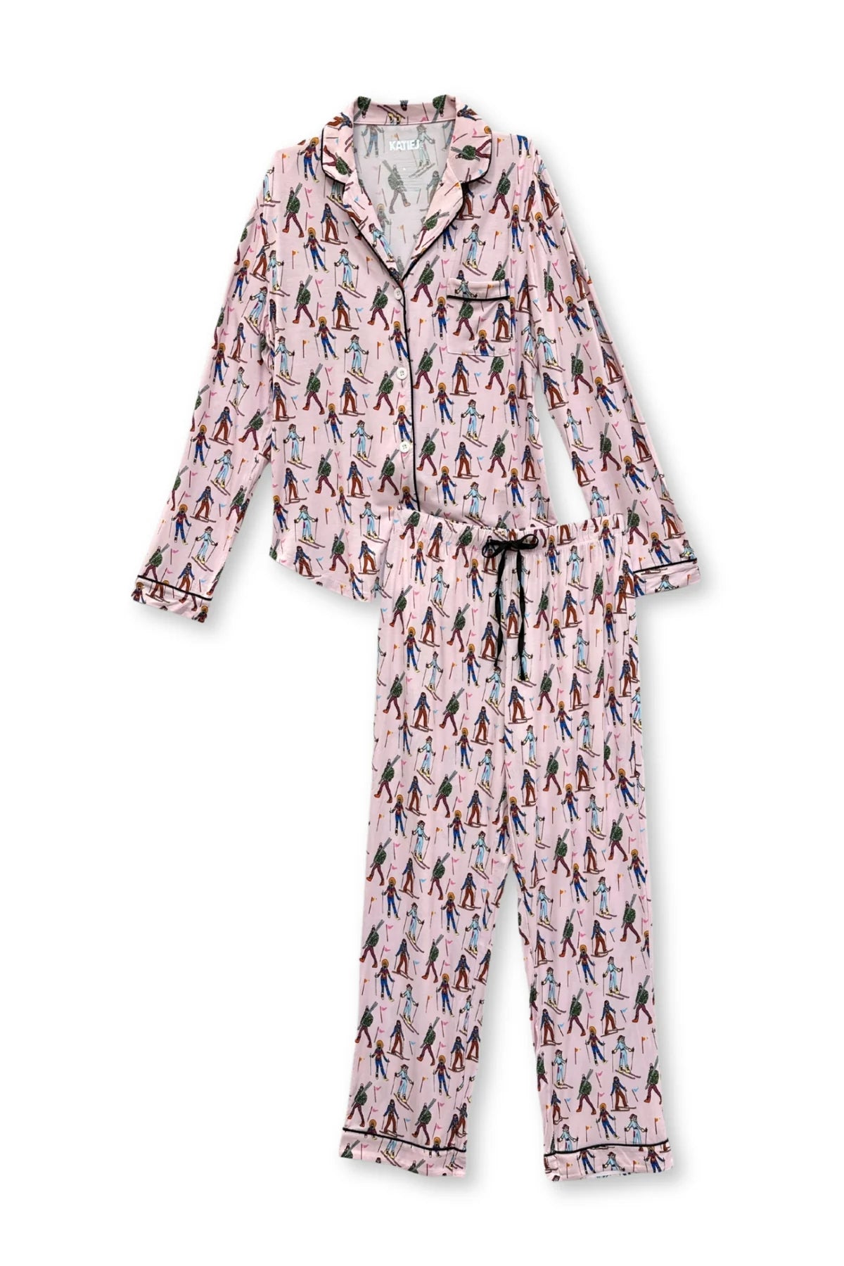 JR Maia Skiier Print Pant Set - KatieJ Cozy Full-Length Pants