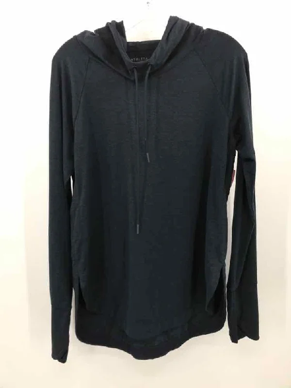 Pre-Owned Athleta Navy Size Medium Athletic Pullover Cold Shoulder Design