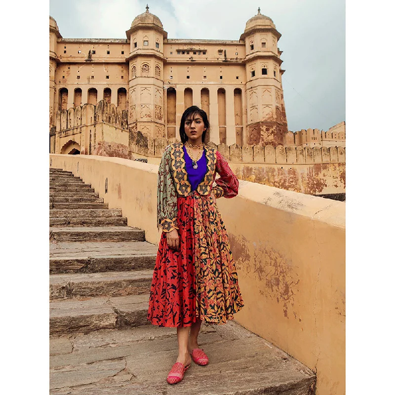 Swati Vijaivargie Samode Jacket & Mandawa Dress (Set of 2) Mesh Jacket Canvas Jacket Denim Jacket Swati Vijaivargie Samode Jacket & Mandawa Dress (Set of 2) Mesh Jacket Canvas Jacket Denim Jacket