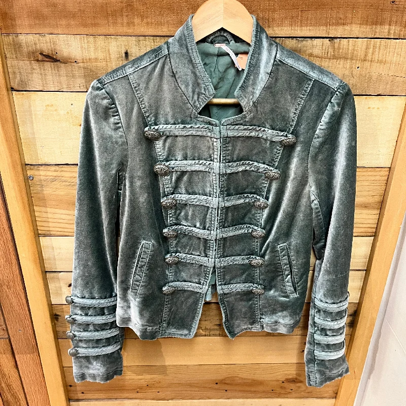 Free People size XS  Women's Jacket Corduroy Jacket Velvet Jacket Brocade Jacket