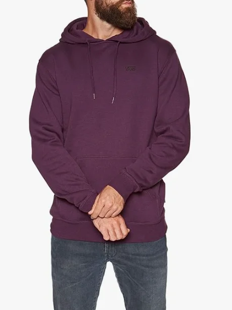 Vans Mens' Basic Pullover Fleece Jacket, Prune, XL Short Sleeve Top