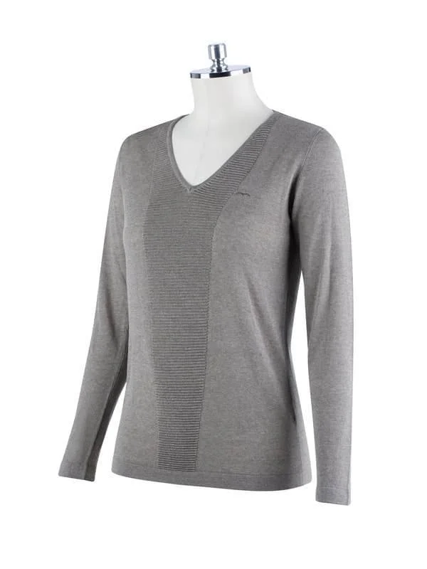 Animo SARTO Wool Sweater Striped Floral Plaid
