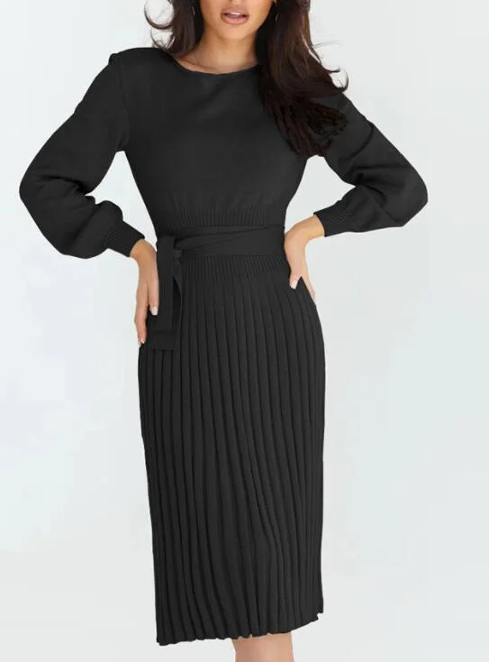 Blue Zone Planet | slim pleated mid-length bottoming sweater dress Lace Blend Ribbed Blend Corduroy Blend Blue Zone Planet | slim pleated mid-length bottoming sweater dress Lace Blend Ribbed Blend Corduroy Blend