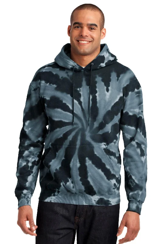 Port & Company Tie-Dye Pullover Hooded Sweatshirt. PC146 Peter Pan Collar