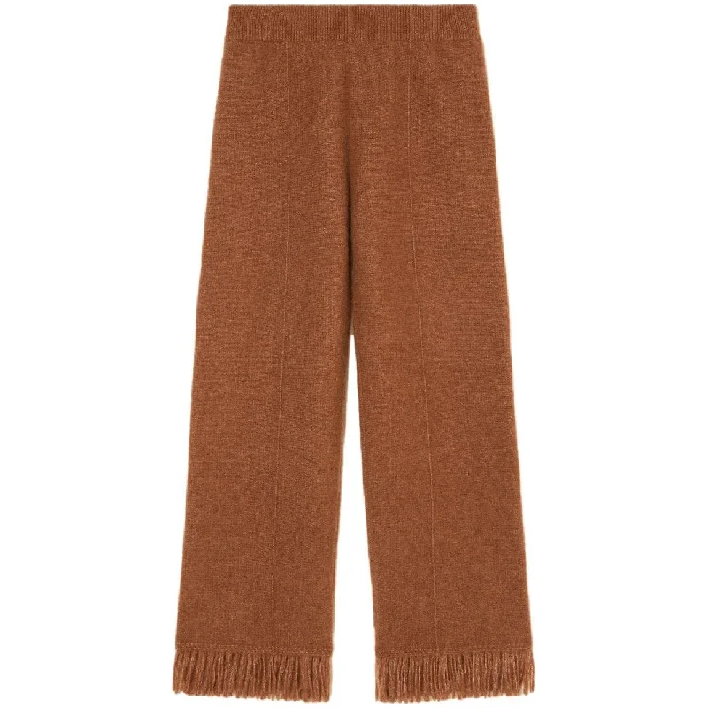 Alanui Trousers Camel Trousers Versatile Stylish