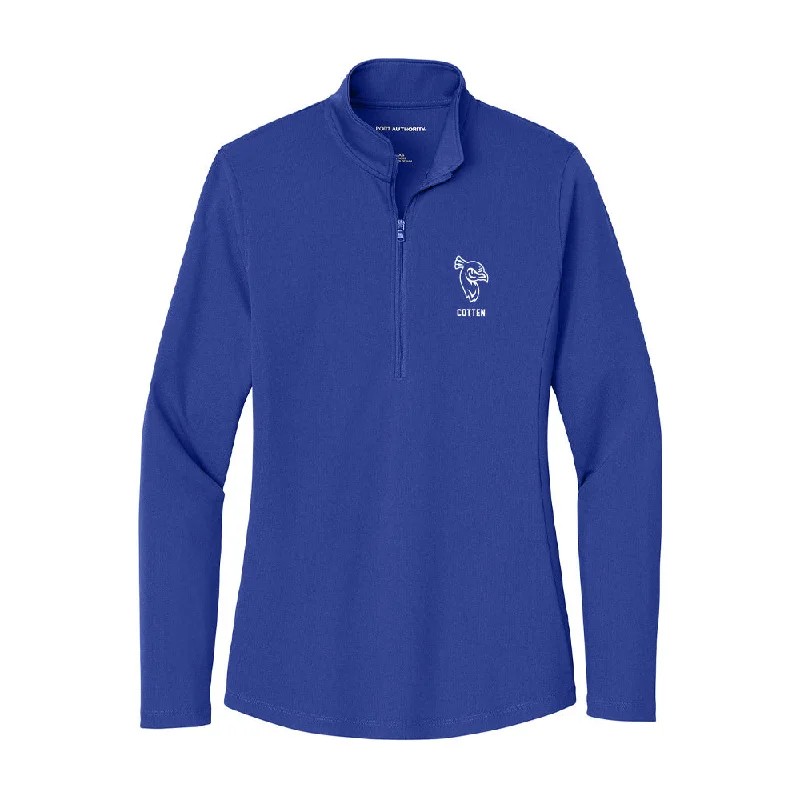 Saint Peter's - NCAA Women's Basketball : Iyanna Cotten - Women's Lightweight Quarter Zip Jacket Bomber Jacket Anorak Windbreaker Saint Peter's - NCAA Women's Basketball : Iyanna Cotten - Women's Lightweight Quarter Zip Jacket Bomber Jacket Anorak Windbreaker