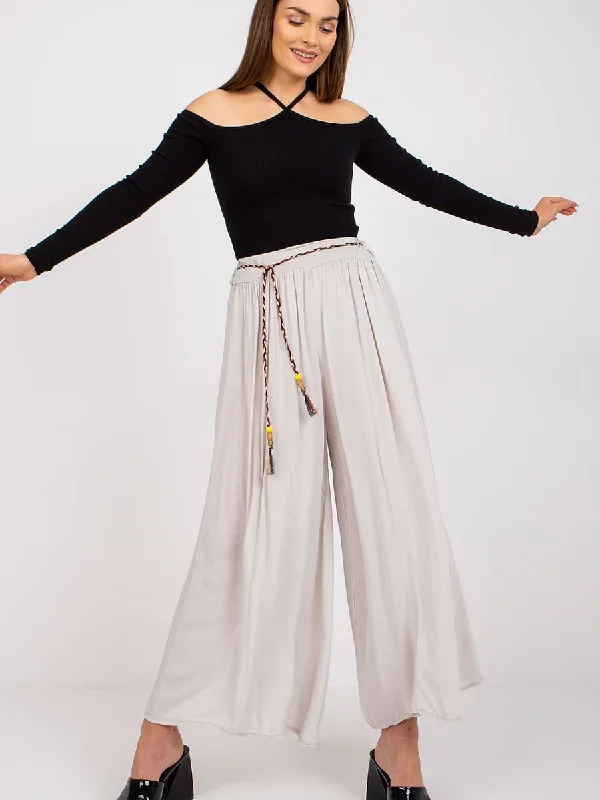Women trousers Och Bella Trousers Formal Black