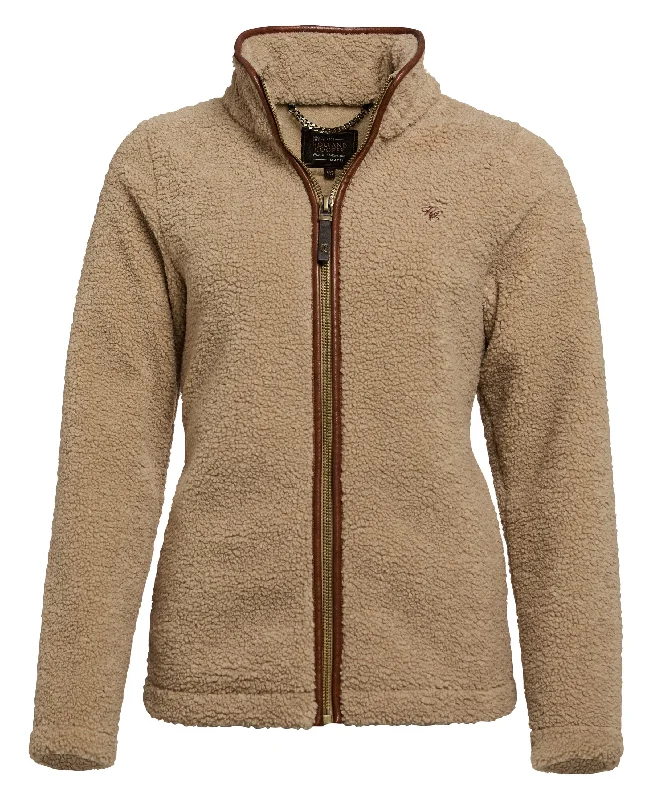 Country Fleece Jacket - Natural Borg Anorak Shell Jacket Lightweight Jacket