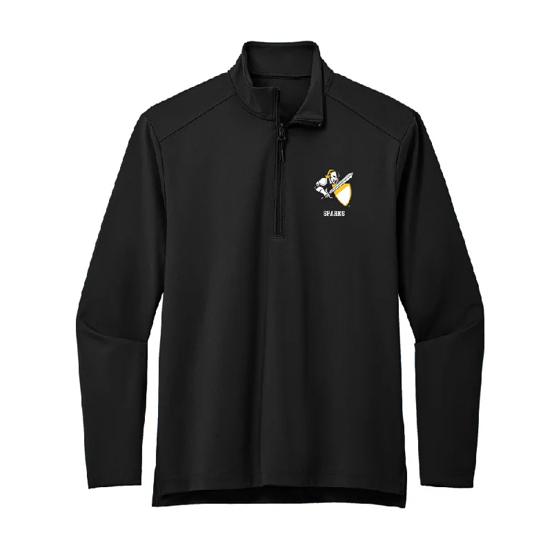 PLU - NCAA Women's Track & Field : Sydney Sparks - Premium Quarter Zip Jacket Belted Jacket Elasticated Jacket Padded Jacket PLU - NCAA Women's Track & Field : Sydney Sparks - Premium Quarter Zip Jacket Belted Jacket Elasticated Jacket Padded Jacket