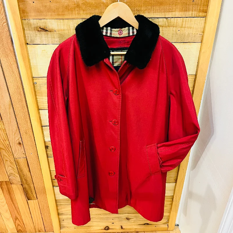 Burberry size 14 Wmn L Rain Jacket/Coat Stand-Up Collar Roll-Neck Collar Turtle Neck Burberry size 14 Wmn L Rain Jacket/Coat Stand-Up Collar Roll-Neck Collar Turtle Neck