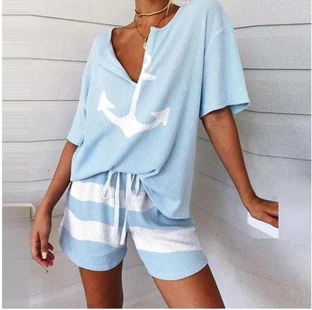 Sky blue white