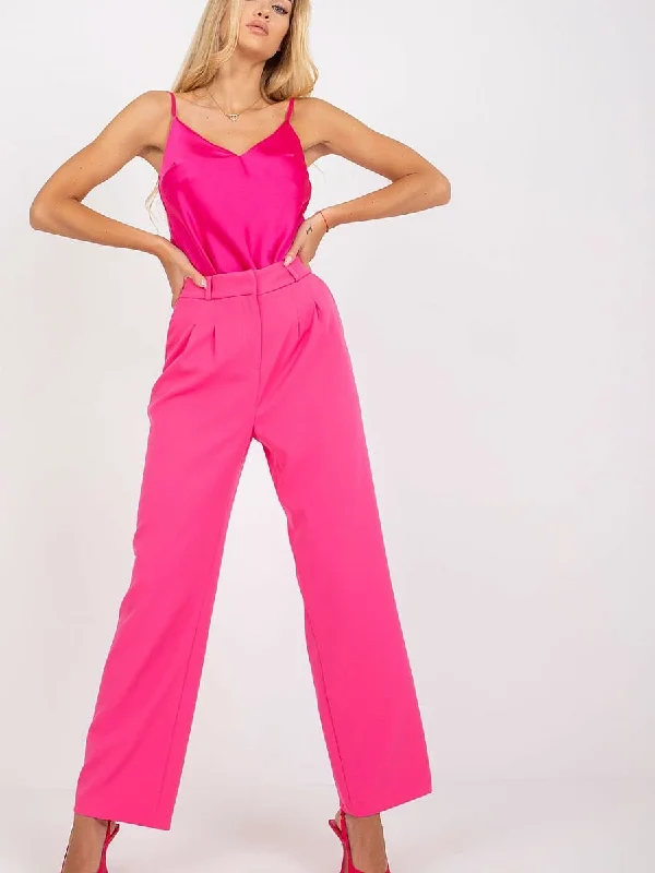 Women trousers Rue Paris Trousers Low Rise Relaxed