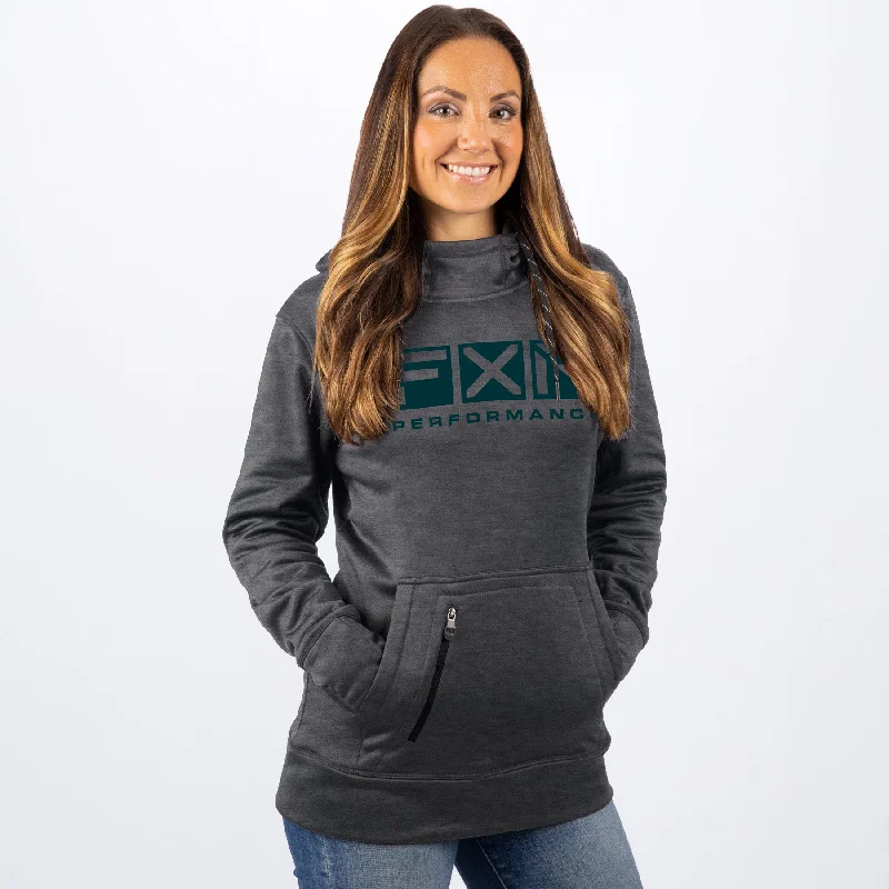 Women's Helium Tech Pullover Hoodie Bolero Style Sweater
