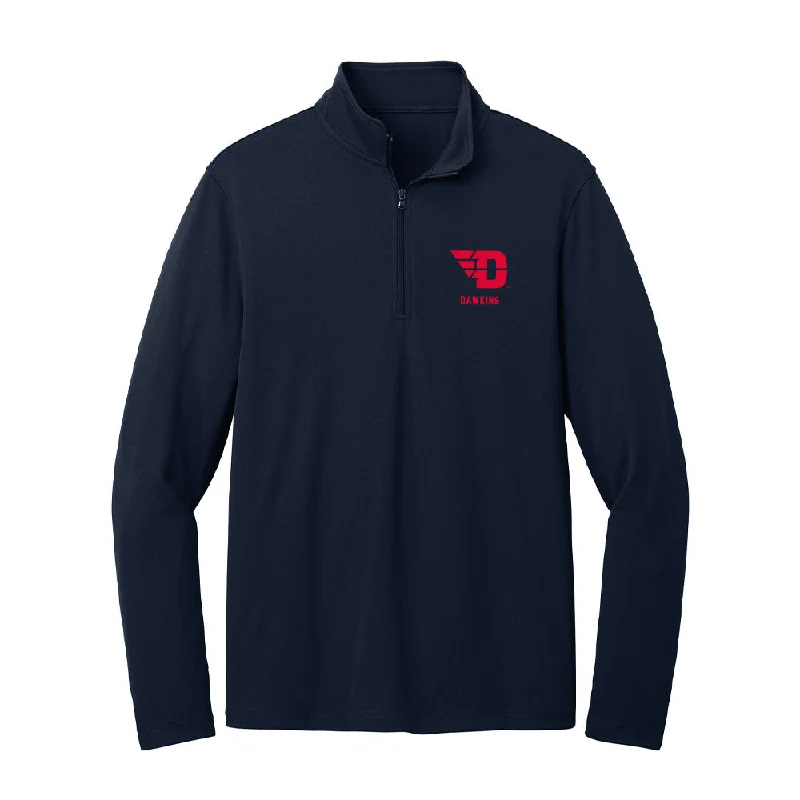 Dayton - NCAA Women's Basketball : Shantavia Dawkins - Lightweight Quarter Zip Jacket Knit Jacket Woven Jacket Fleece Jacket Dayton - NCAA Women's Basketball : Shantavia Dawkins - Lightweight Quarter Zip Jacket Knit Jacket Woven Jacket Fleece Jacket