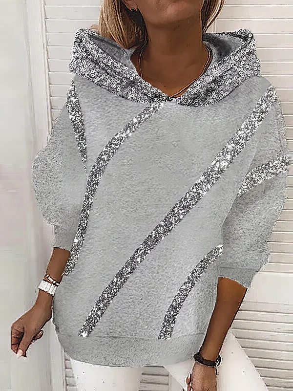 Autumn Hues Pullover Sweater Wide Sleeve Pullover