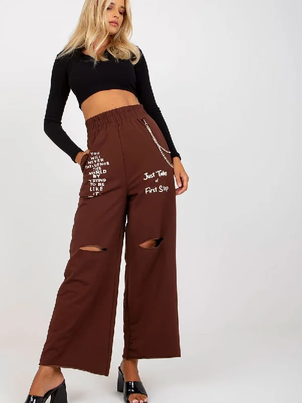 Women trousers Fancy Trousers Denim Distressed