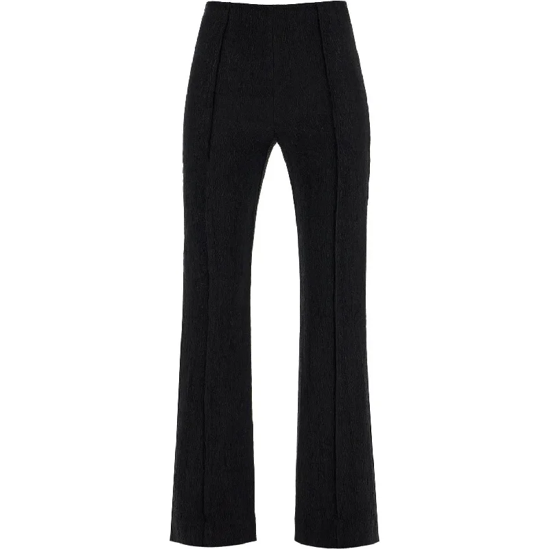 Ganni flared viscose trousers for Trousers New Arrival