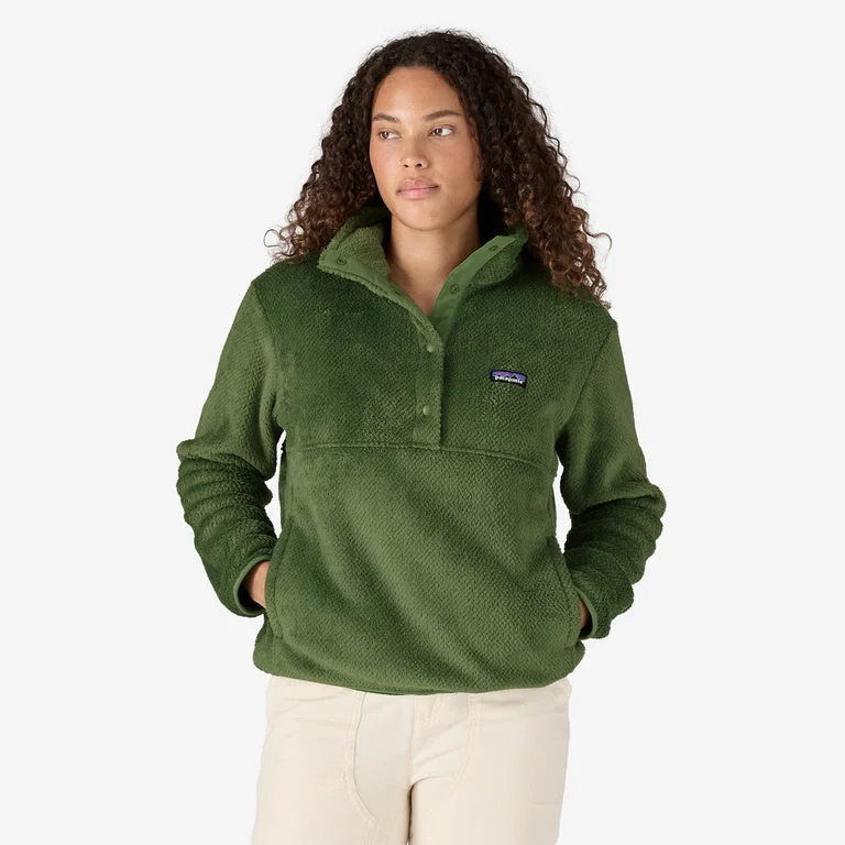 Patagonia Women's Re-Tool Half-Snap Pullover - Terrain Green High Neck Pullover