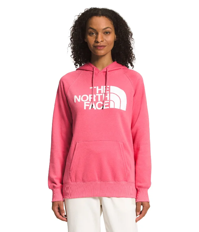 THE NORTH FACE Women's Half Dome Pullover Hoodie Sweatshirt (Standard and Plus Sizes), Cosmo Pink/TNF White, Small Slim Sleeve Pullover THE NORTH FACE Women's Half Dome Pullover Hoodie Sweatshirt (Standard and Plus Sizes), Cosmo Pink/TNF White, Small Slim Sleeve Pullover