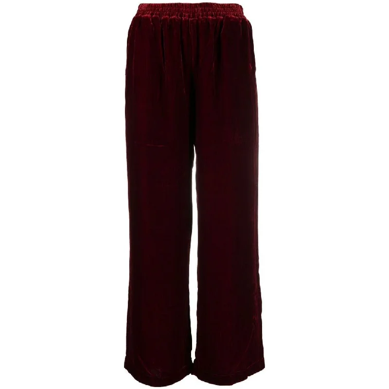 GOLD HAWK Trousers Red Trousers Print Floral