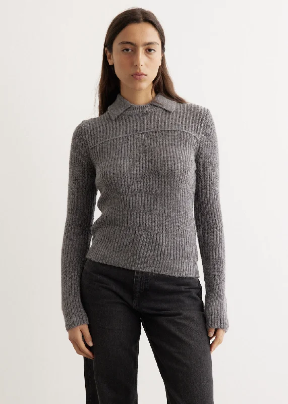 Madix Polo Sweater Slim Fit Regular Fit Oversized