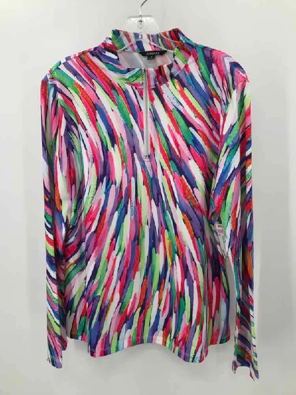 Pre-Owned Ace Golfs Purple Size XL Athletic Pullover Blouson Sleeve Pullover
