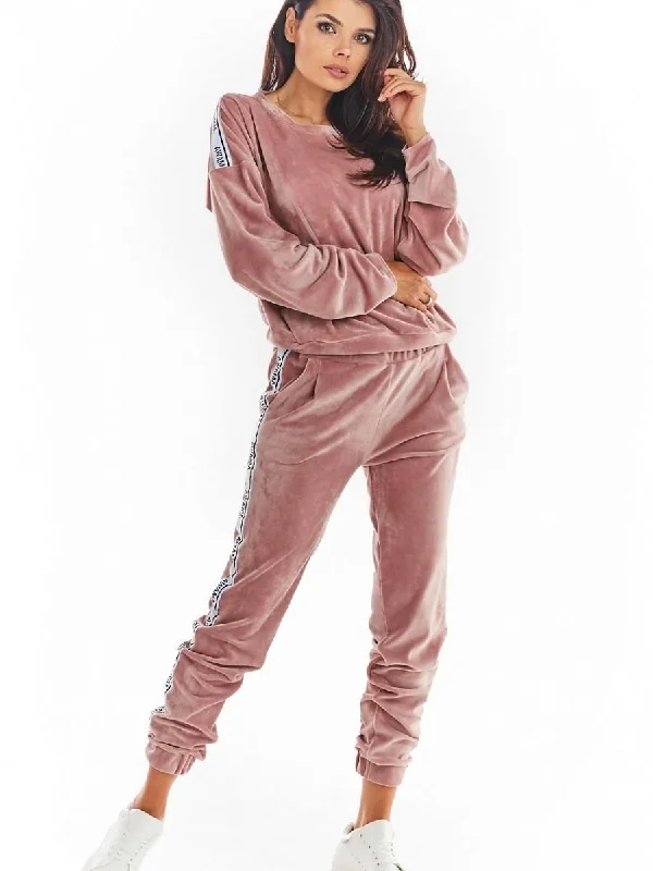 Tracksuit trousers awama Trousers Flared Retro