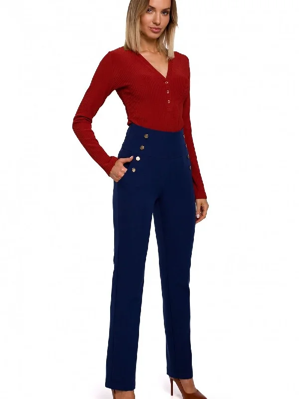 Women trousers Moe Trousers Elastic Waist Soft