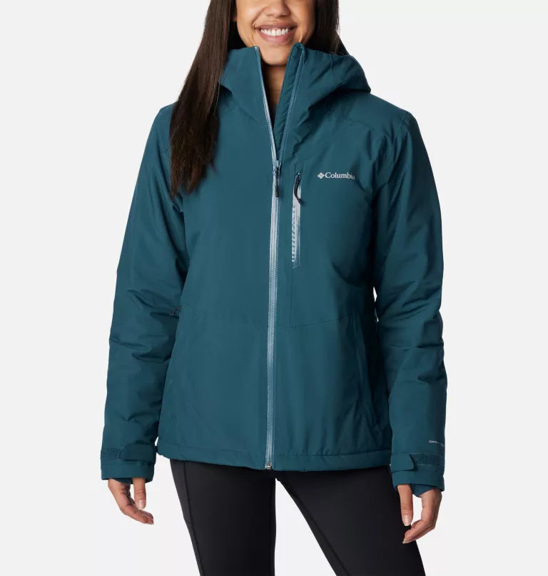 Women's Explorer's Edge Insulated Jacket Notch Collar Peter Pan Collar Cowl Neck