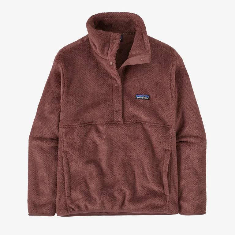Patagonia Women's Re-Tool Half-Snap Pullover - Dulse Mauve Keyhole Neck Pullover