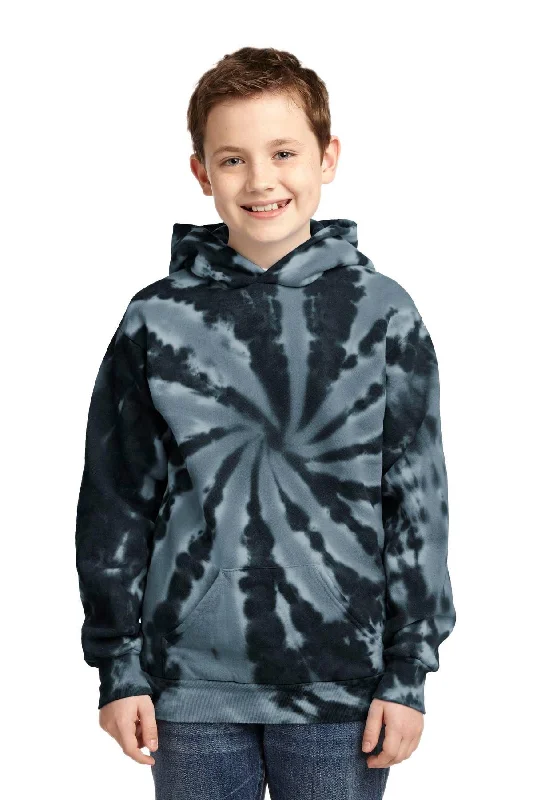 Port & Company Youth Tie-Dye Pullover Hooded Sweatshirt. PC146Y Notched Neck Pullover Port & Company Youth Tie-Dye Pullover Hooded Sweatshirt. PC146Y Notched Neck Pullover