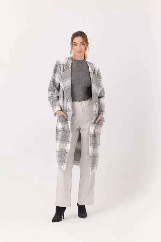 Newport Jacket Snowfall Plaid - Sundays Hoodie Zip-Up Jacket Button-Up Jacket