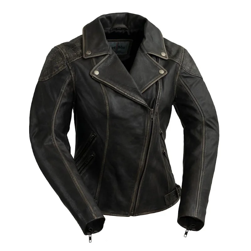 Women's Brown Leather Asymmeterical Jacket With Crocodile Shoulders Cotton Jacket Linen Jacket Terry Jacket Women's Brown Leather Asymmeterical Jacket With Crocodile Shoulders Cotton Jacket Linen Jacket Terry Jacket